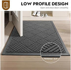 Front Door Mat, Heavy Duty Non-Slip Doormat 31.5"x20", Grey - Image 6