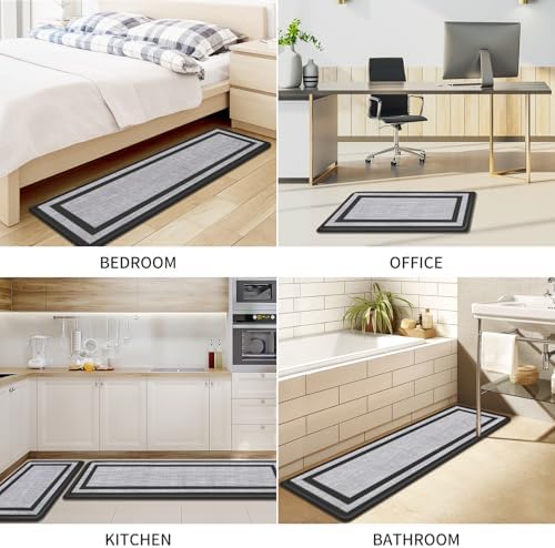 Mattitude Kitchen Mats Set of 2,Cushioned Anti-Fatigue Non-Skid Rug Sets - Image 7