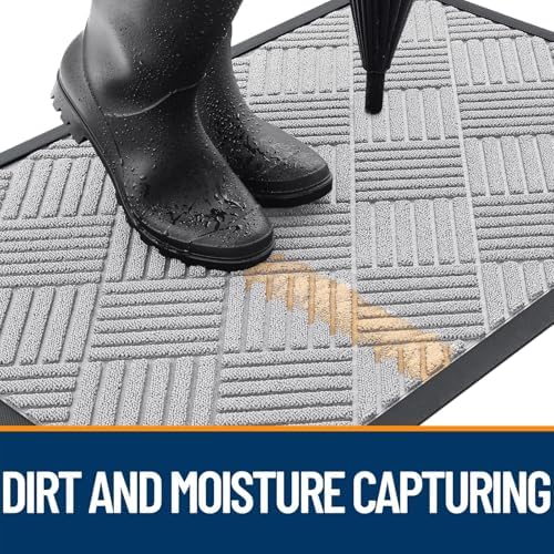 OLANLY Front Door Mat Outside Entrance 47x23, Waterproof Heavy-Duty Doormat - Image 3