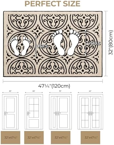 GRANNY SAYS Indoor Outdoor Doormat 32x48 Non-Slip Washable Entry Mat - Image 2