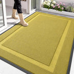 OLANLY Front Door Mat Outside 71x47, All-Season Heavy-Duty Rubber Doormat by OLANLY