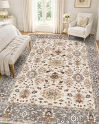 OLANLY 5x7 Washable Area Rug, Soft Non Slip Carpet for Bedroom Living Room by OLANLY