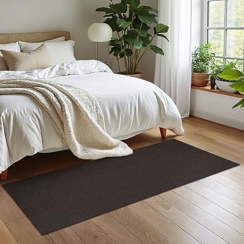 EARTHALL Washable Runner Rug, Non Slip Entryway Rug, 2x6 Ft, Taupe/Coffee - Image 6