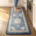 Collive Boho Cushioned Kitchen Mat, Anti Fatigue Mats for Kitchen Floor by Collive