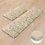 KIMODE Anti Fatigue Mats for Kitchen Floor, Farmhouse Floral Kitchen Rugs - Image 3