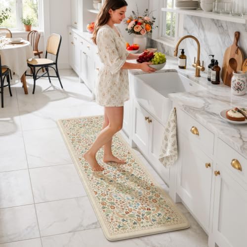 Collive Cushioned Anti Fatigue Kitchen Mats, Non Slip Kitchen Rugs, 20"x39" by Collive