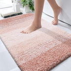 OLANLY Small Bathroom Rugs 35x16, Extra Soft Absorbent Microfiber Bath Rugs by OLANLY