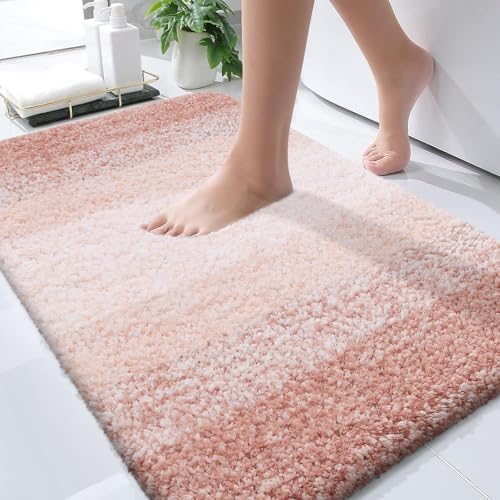 OLANLY Bathroom Rugs Mat 34x21, Extra Soft Absorbent Microfiber Bath Rugs by OLANLY