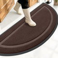 OLANLY Half Circle Front Door Mat Outside 59x23 All-Season Rubber Doormat by OLANLY