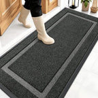 OLANLY Front Door Mat Outside 59x23, All-Season Heavy-Duty Rubber Doormat by OLANLY