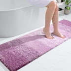 OLANLY Bathroom Runner Rug 59x17, Extra Soft Absorbent Microfiber Bath Rugs by OLANLY