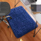 Ophanie Small Rug Washable Non Slip Throw Bedside Area Rugs, Fluffy Soft Blue Mini Bedroom Carpet, Affordable Door Entryway Indoor Inside Front Entrance Dog 2x3 Mat, Home Decor Aesthetic, Nursery - Image 5