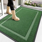 OLANLY Front Door Mat Outside 59x30, All-Season Heavy-Duty Rubber Doormat by OLANLY