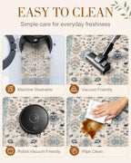 OLANLY 5x7 Washable Area Rug, Soft Non Slip Carpet for Bedroom Living Room - Image 6