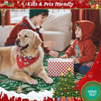 Madane Christmas Runner Rugs for Hallway 2x10, Green Washable Kitchen Rug - Image 7