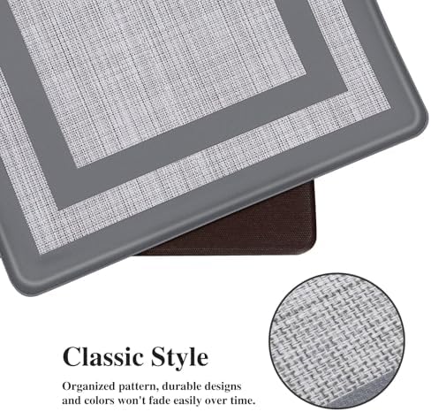 Mattitude Kitchen Mats Set of 2,Cushioned Anti-Fatigue Non-Skid Rug Sets - Image 3
