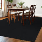 EARTHALL Washable Area Rug, Non Slip Living Room Rug, 6x9 Ft, Black/Grey - Image 6