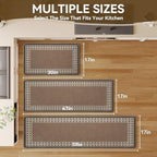Kitchen Mats for Floor, Non Slip Kitchen Rugs, 17x59 Brown - Image 2