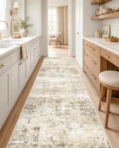 OLANLY 2x10 Washable Runner Rug, Soft Non Slip Carpet for Hallway Kitchen by OLANLY