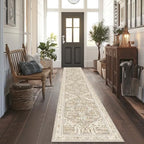 Yamaziot Washable Runner Rug, 2x12 Non-Slip Boho Hallway Kitchen Rug by Yamaziot