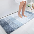 OLANLY Bathroom Runner Rug 45x27, Extra Soft Absorbent Microfiber Bath Rugs by OLANLY