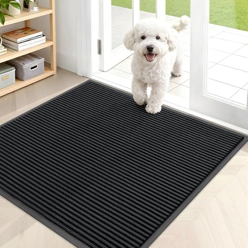 OLANLY Front Door Mat 35x30, Waterproof Heavy-Duty Indoor Outdoor Doormat by OLANLY