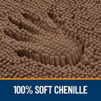 OLANLY Bathroom Rugs 36x24, Extra Soft Absorbent Chenille Bath Rugs - Image 3