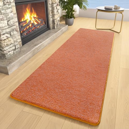AROGAN 2x6 Runner Rug for Hallway, Long Runner Rugs Non Slip, Orange - Image 2