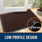 OLANLY 2-Pack Front Door Mats 71x47, Waterproof Heavy-Duty Doormats - Image 4