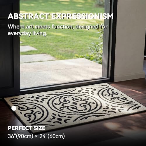 GRANNY SAYS Indoor Outdoor Doormat 24x36 Non-Slip Washable Entry Mat - Image 3