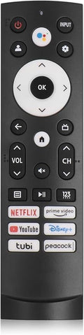 ERF3M90H IR Replaced Remote Control Fit for Hisense Google/Android TV 50A6H 55A6H 65A6H 75A6H 50U6H 55U6H 65U6H 65U8H 75U8H 43A6H 43A68H 55U7K (No Voice Function)