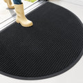 OLANLY Half Circle Front Door Mat 47x32, Waterproof Heavy-Duty Doormat by OLANLY