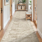 2'6 x 12' Runner Rug Non Slip,Washable Kitchen Rugs,Brown - Image 5