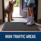 OLANLY 2-Pack Front Door Mats 71x47, Waterproof Heavy-Duty Doormats - Image 7