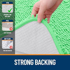 OLANLY Bathroom Runner Rugs 47x17, Extra Soft Absorbent Chenille Bath Rugs - Image 6