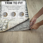 Mohawk Home Non Slip Rug Pad 7' 8" x 10' 4" - 1/2" Thick Felt + Latex Rubber Gripper - Dual Surface Cushion for Hardwood, Carpet, Tile Floors, Made in USA - Image 2