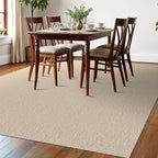 EARTHALL Washable Area Rug, Non Slip Living Room Rug, 6x9 Ft, Sand/Beige - Image 6