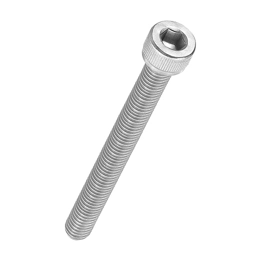 Kozelo 4pcs Socket Head Cap Screws - [M8-1.25 x 85mm] 304 Stainless Steel Allen Socket Drive for Electrical Motor 3D Printing Fan Engine Replacement Use, Silver