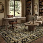 9x12 Area Rug for Living Room, Non-Slip Washable Large Carpet, Mocha Brown - Image 6