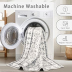 8x10 Washable Area Rugs for Living Room,Bedroom,Dining Room - Neutral Grey - Image 4