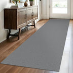 EARTHALL Washable Runner Rug, Non Slip Hallway Runner, 2.6x8 Ft, Dark Gray by Unknown