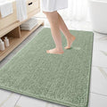 OLANLY Large Bathroom Rugs 59x35, Extra Soft Absorbent Chenille Bath Rugs by OLANLY