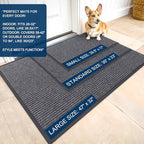 OLANLY 2-Pack Front Door Mats 47x32, Waterproof Heavy-Duty Doormats - Image 2