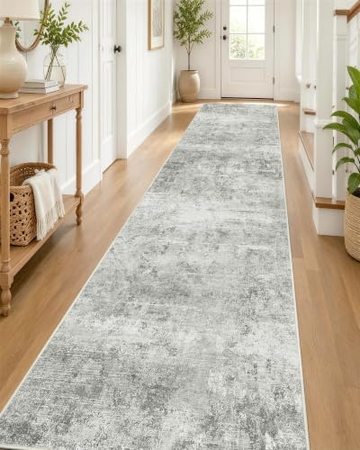 OLANLY 2'6"x14' Washable Runner Rug, Non Slip Carpet for Hallway Kitchen by OLANLY
