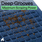 GORILLA GRIP® HydroABSORB Door Mat for Indoor Outdoor Use, 47x35 Blue - Image 5