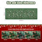 2x6 Christmas Runner Rug for Hallway,Washable Kitchen Rugs,Green - Image 2