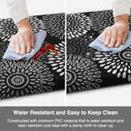 LuxStep Kitchen Mats for Floor,0.47 inch Thicker Cushioned Rug Anti-Fatigue Mats for Kitchen Decor Accessories,Waterproof Non-Slip Mats and Rugs Set for Office,Laundry 17.3"×29"+17.3"×47",Black - Image 6