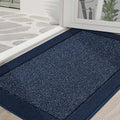 BEQHAUSE Indoor Door Mat 36" x 60", Dirt Trapper Door Mats, Blue by BEQHAUSE