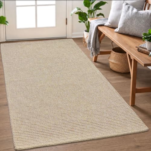 EARTHALL Washable Entryway Rug, Non Slip Area Rug, 3x5 Ft, Sand/Beige by Unknown