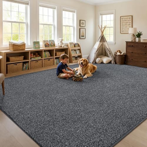 7x10 Large Black/White Area Rug Washable Non-Slip for Living Room Bedroom - Image 3